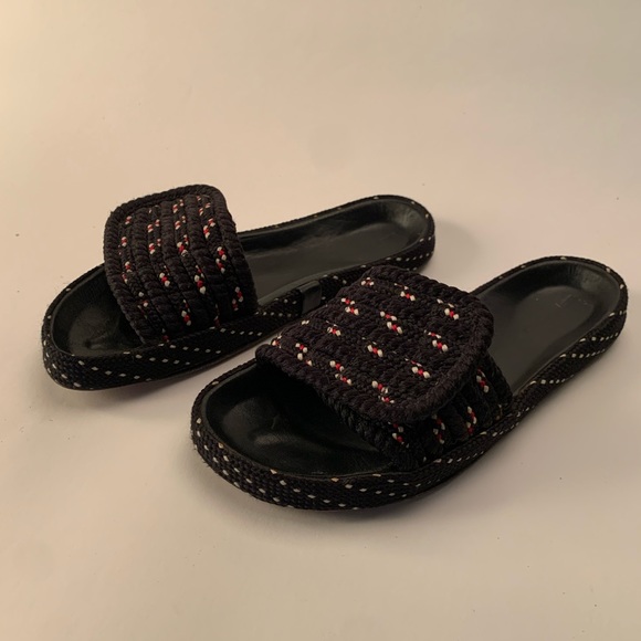 ISABEL MARANT Enki Rope Slide Sandals - Picture 6 of 12